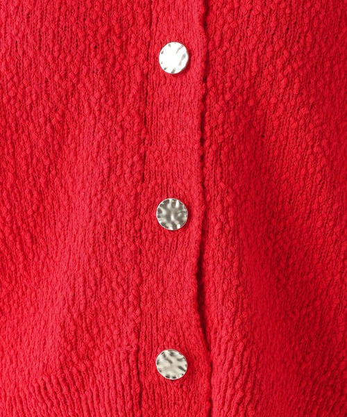 Elura（エルーラ）の「ミックスヤーンカーディガン/661886（カーディガン/ボレロ・レディース・ベージュ/ライトグレー/レッド・FREE）」の20枚目の写真