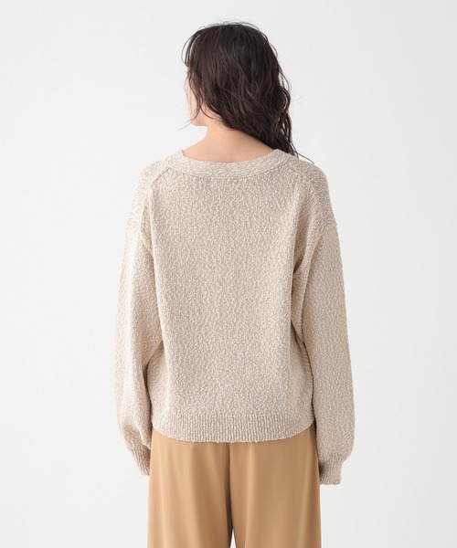 Elura（エルーラ）の「ミックスヤーンカーディガン/661886（カーディガン/ボレロ・レディース・ベージュ/ライトグレー/レッド・FREE）」の14枚目の写真