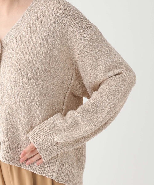 Elura（エルーラ）の「ミックスヤーンカーディガン/661886（カーディガン/ボレロ・レディース・ベージュ/ライトグレー/レッド・FREE）」の17枚目の写真