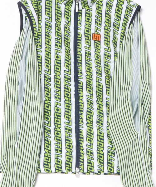 Loudmouth(ラウドマウス)の「LOUDMOUTH/ラウドマウス ゴルフウェア 2WAY 長袖 切替 ストレッチ 撥水 吸汗速乾 ライトアウターベスト(その他アウター・メンズ・ライトイエロー・M)」の11枚目の写真