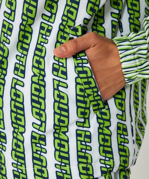 Loudmouth(ラウドマウス)の「LOUDMOUTH/ラウドマウス ゴルフウェア 2WAY 長袖 切替 ストレッチ 撥水 吸汗速乾 ライトアウターベスト(その他アウター・メンズ・ライトイエロー・M)」の5枚目の写真
