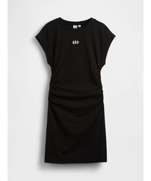 GAP（ギャップ）の「ミニGAPロゴ ルーシュ Tシャツワンピース（ワンピース）」