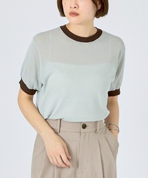 【NOMINE】リンガー ニット Tシャツ