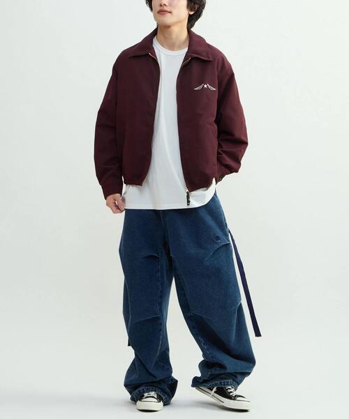 CONVERSE TOKYO(コンバーストウキョウ)の「【CLAMP】『魔法騎士レイアース』GRAPHIC COACH JACKET(ブルゾン・レディース・ボルドー・FREE)」の6枚目の写真