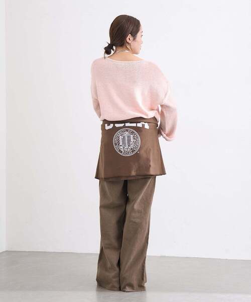 JOURNAL STANDARD（ジャーナルスタンダード）の「《追加2》テープヤーンDROPプルオーバー（ニット/セーター・レディース・ブラック系その他/ホワイト/グリーン/ピンク・FREE）」の12枚目の写真