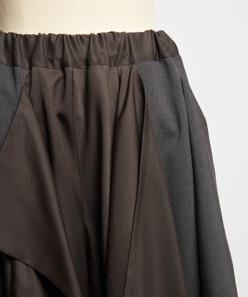 gomme（ゴム）の「スクイッドツイルパンツ（その他パンツ・レディース・チャコールグレー/ブラック・MEDIUM）」の18枚目の写真