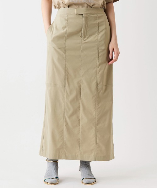 leswel(レスウェル)の「【M/L】パネルストレートスカート(スカート・レディース・チャコールグレー/ベージュ/カーキ・M/L)」の18枚目の写真