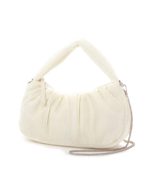 LAKOLE（ラコレ）の「プリーツ2WAYワンショルダーバッグ / 656430（ショルダーバッグ・レディース・ブラック/オフホワイト/ピンク・FREE）」の2枚目の写真