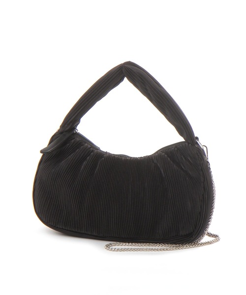 LAKOLE（ラコレ）の「プリーツ2WAYワンショルダーバッグ / 656430（ショルダーバッグ・レディース・ブラック/オフホワイト/ピンク・FREE）」の3枚目の写真