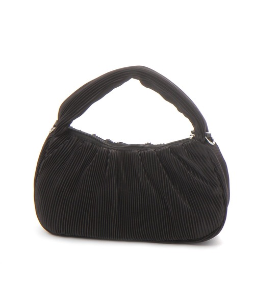 LAKOLE（ラコレ）の「プリーツ2WAYワンショルダーバッグ / 656430（ショルダーバッグ・レディース・ブラック/オフホワイト/ピンク・FREE）」の7枚目の写真