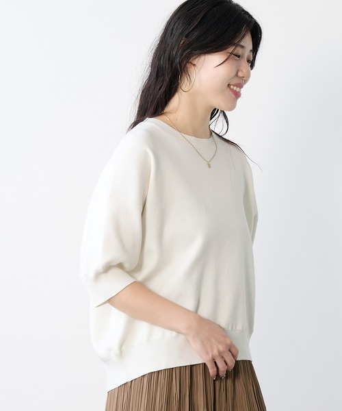 MICA&DEAL（マイカ＆ディール）の「【WEB限定カラーあり】スムースニットプルオーバー（ニット/セーター・レディース・オフホワイト/ライトベージュ/ミント/ネイビー・FREE）」の20枚目の写真