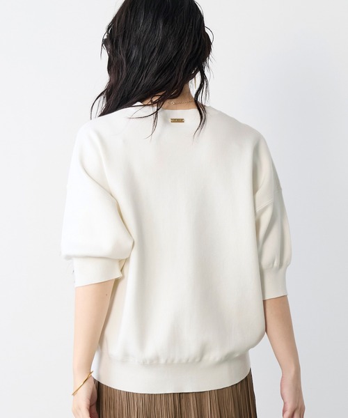 MICA&DEAL（マイカ＆ディール）の「【WEB限定カラーあり】スムースニットプルオーバー（ニット/セーター・レディース・オフホワイト/ライトベージュ/ミント/ネイビー・FREE）」の22枚目の写真