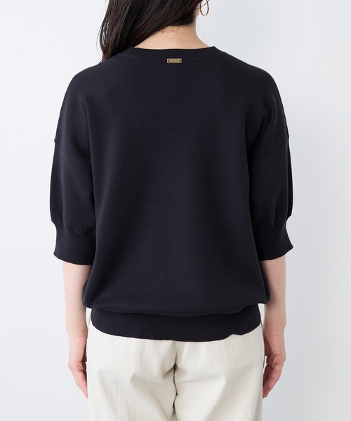 MICA&DEAL（マイカ＆ディール）の「【WEB限定カラーあり】スムースニットプルオーバー（ニット/セーター・レディース・オフホワイト/ライトベージュ/ミント/ネイビー・FREE）」の10枚目の写真