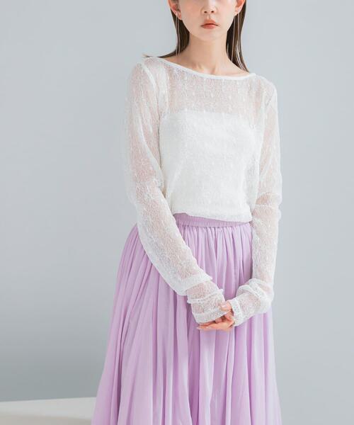 URBAN RESEARCH ROSSO WOMEN(アーバンリサーチ ロッソ)の「ELENDEEK EMBROIDERY SKIN CS(その他トップス・レディース・オフホワイト/ブラック・FREE)」の17枚目の写真