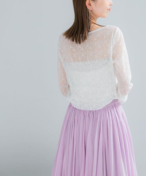 URBAN RESEARCH ROSSO WOMEN(アーバンリサーチ ロッソ)の「ELENDEEK EMBROIDERY SKIN CS(その他トップス・レディース・オフホワイト/ブラック・FREE)」の18枚目の写真