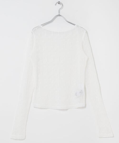 URBAN RESEARCH ROSSO WOMEN(アーバンリサーチ ロッソ)の「ELENDEEK EMBROIDERY SKIN CS(その他トップス・レディース・オフホワイト/ブラック・FREE)」の3枚目の写真