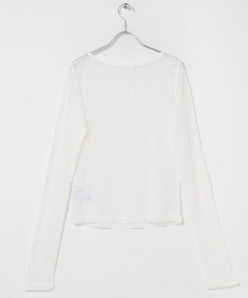 URBAN RESEARCH ROSSO WOMEN(アーバンリサーチ ロッソ)の「ELENDEEK EMBROIDERY SKIN CS(その他トップス・レディース・オフホワイト/ブラック・FREE)」の6枚目の写真