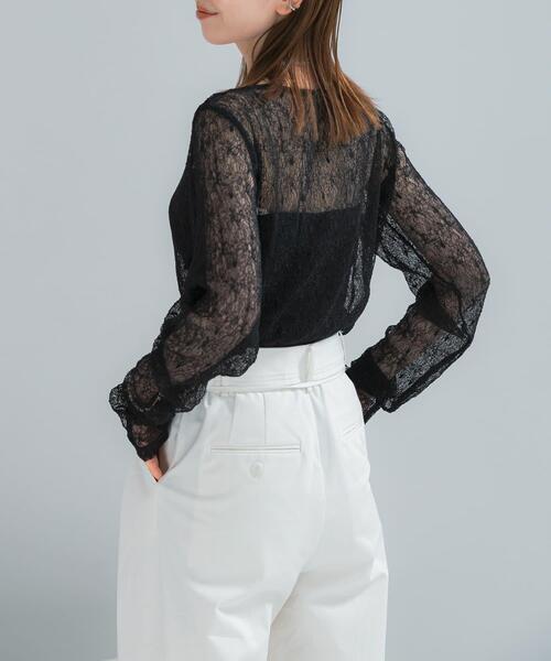 URBAN RESEARCH ROSSO WOMEN(アーバンリサーチ ロッソ)の「ELENDEEK EMBROIDERY SKIN CS(その他トップス・レディース・オフホワイト/ブラック・FREE)」の10枚目の写真