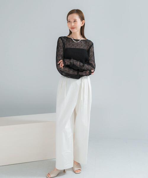 URBAN RESEARCH ROSSO WOMEN(アーバンリサーチ ロッソ)の「ELENDEEK EMBROIDERY SKIN CS(その他トップス・レディース・オフホワイト/ブラック・FREE)」の11枚目の写真