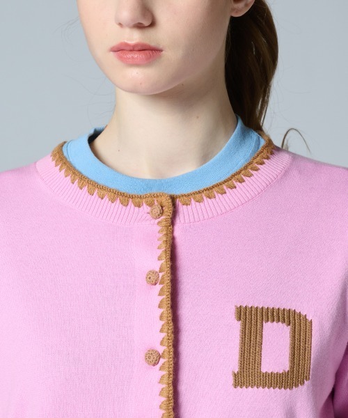 DOUBLE STANDARD CLOTHING ロゴカーディガン DOUBLE STANDARD CLOTHING（ダブルスタンダードクロージング）の「D