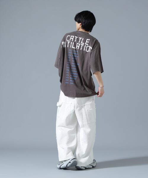 DANKE SCHON（ダンケシェーン）の「DankeSchon/ダンケシェーン/OVERDYE CATTLEMUTILATION S/S TEE（Tシャツ/カットソー・メンズ・ブラック・L/M）」の9枚目の写真