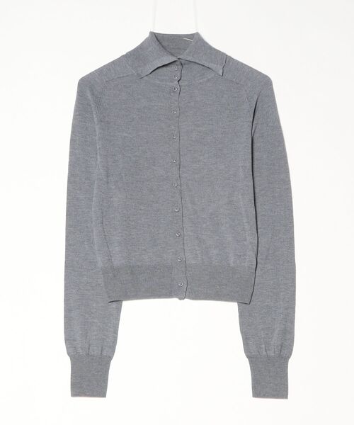 TODAYFUL（トゥデイフル）の「Tencelwool Highneck Knit（カーディガン/ボレロ・レディース・ブラック/ブラウン/グレー・FREE）」の2枚目の写真