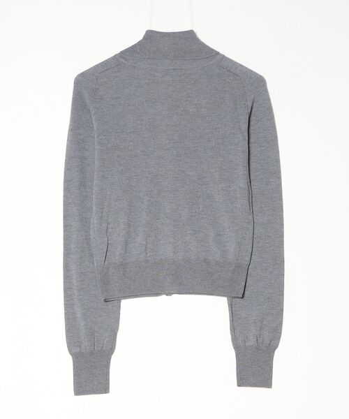 TODAYFUL（トゥデイフル）の「Tencelwool Highneck Knit（カーディガン/ボレロ・レディース・ブラック/ブラウン/グレー・FREE）」の4枚目の写真