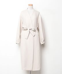 ブランド古着】NOBLE｜ノーブル（レディース）のノーカラーコート古着