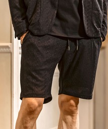 1PIU1UGUALE3 RELAX | 1PIU1UGUALE3 RELAX(ウノピゥウノウグァーレトレ リラックス)リネンブレンド ジャガードハーフスラックス(その他パンツ)