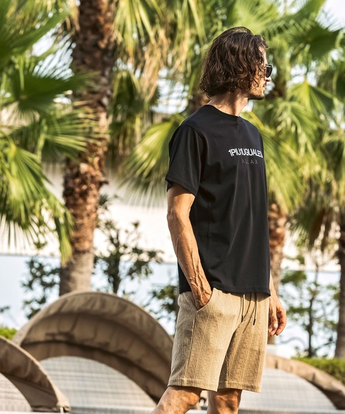 1PIU1UGUALE3  RELAX （ウノピゥウノウグァーレトレ リラックス）の「1PIU1UGUALE3 RELAX(ウノピゥウノウグァーレトレ リラックス)リネンブレンド ジャガードハーフスラックス（その他パンツ・メンズ・ブルー/ブラック/ベージュ・XXL/XL/L/M/S）」の16枚目の写真