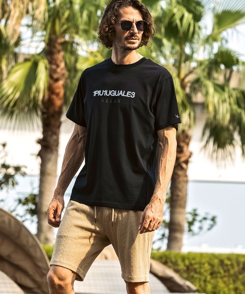 1PIU1UGUALE3  RELAX （ウノピゥウノウグァーレトレ リラックス）の「1PIU1UGUALE3 RELAX(ウノピゥウノウグァーレトレ リラックス)リネンブレンド ジャガードハーフスラックス（その他パンツ・メンズ・ブルー/ブラック/ベージュ・XXL/XL/L/M/S）」の17枚目の写真