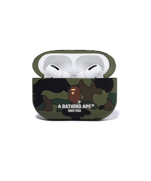 AirPods pro （第1世代）　BAPEケース付き　片耳 ケースのみ不可 1ST CAMO AIRPODS PRO CASE（ヘッドフォン/イヤホン）｜A BATHING APE