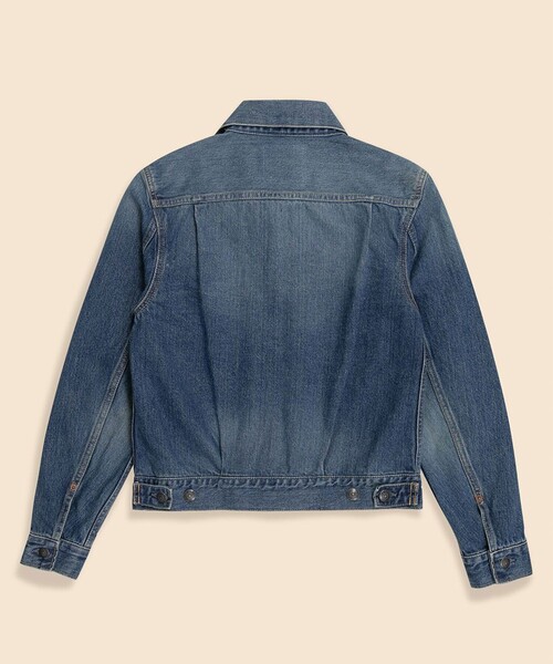 BROOKS BROTHERS(ブルックスブラザーズ)の「コットンデニム ウォッシュド トラッカージャケット(デニムジャケット・レディース・ライトブルー・LARGE/MEDIUM/SMALL/X-SMALL)」の2枚目の写真