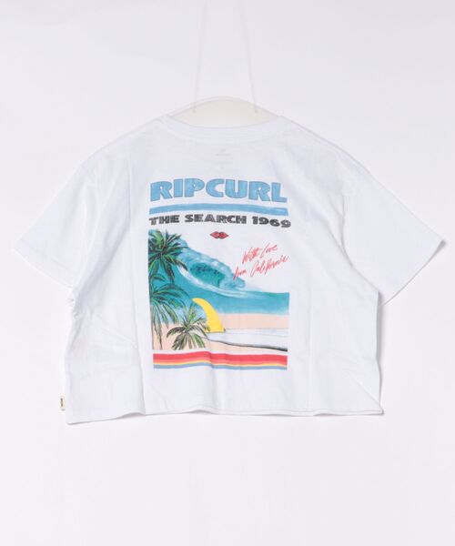 rip curl(リップカール)の「RIP CURL/リップカール 半袖 Tシャツ レディース HAYLEY O CROP TEE 0MRWTE(Tシャツ/カットソー・レディース・ホワイト・XS/S)」の2枚目の写真