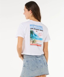 RIP CURL/リップカール 半袖 Tシャツ レディース HAYLEY O CROP TEE 0MRWTE