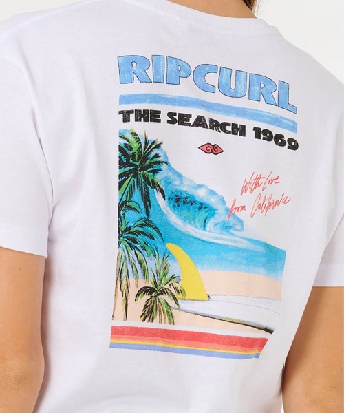 rip curl(リップカール)の「RIP CURL/リップカール 半袖 Tシャツ レディース HAYLEY O CROP TEE 0MRWTE(Tシャツ/カットソー・レディース・ホワイト・XS/S)」の5枚目の写真