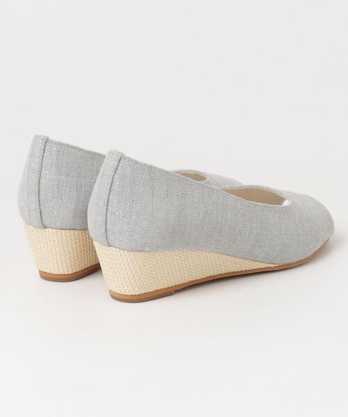 artemis by DIANA（アルテミスバイダイアナ）の「ウェッジソール　オープントゥパンプス（パンプス・レディース・ブラック/グレー/ベージュ・22.0cm/22.5cm/23.0cm/23.5cm/24.0cm/24.5cm/25.0cm）」の15枚目の写真