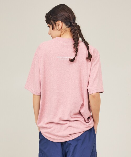 NANGA(ナンガ)の「【NANGA/ナンガ 】DRY MIX PIVOT SLEEVE TEE/ ロゴプリント Tシャツ/ユニセックス/1M145A(Tシャツ/カットソー・メンズ・レッド系その他/ブラック/ホワイト・XL/L/M)」の3枚目の写真
