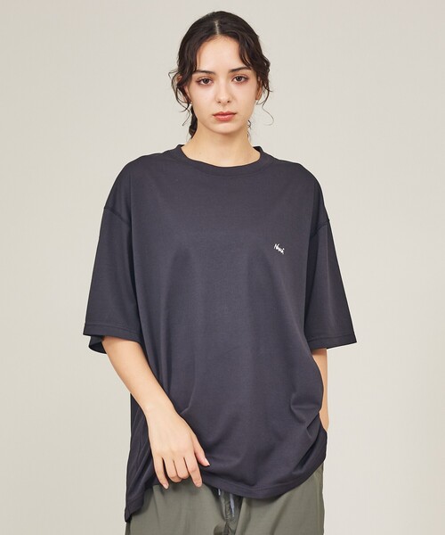 NANGA(ナンガ)の「【NANGA/ナンガ 】DRY MIX PIVOT SLEEVE TEE/ ロゴプリント Tシャツ/ユニセックス/1M145A(Tシャツ/カットソー・メンズ・レッド系その他/ブラック/ホワイト・XL/L/M)」の10枚目の写真