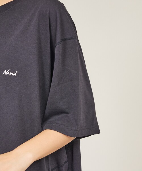 NANGA(ナンガ)の「【NANGA/ナンガ 】DRY MIX PIVOT SLEEVE TEE/ ロゴプリント Tシャツ/ユニセックス/1M145A(Tシャツ/カットソー・メンズ・レッド系その他/ブラック/ホワイト・XL/L/M)」の17枚目の写真