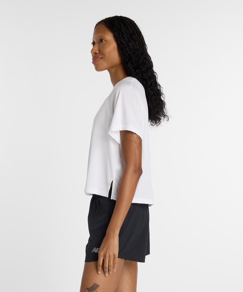 NEW BALANCE(ニューバランス)の「インフィニティプロペルTシャツ(Tシャツ/カットソー・レディース・ホワイト/ブラック・MEDIUM/LARGE/SMALL)」の13枚目の写真