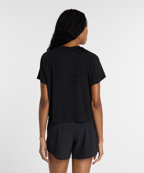 NEW BALANCE(ニューバランス)の「インフィニティプロペルTシャツ(Tシャツ/カットソー・レディース・ホワイト/ブラック・MEDIUM/LARGE/SMALL)」の7枚目の写真