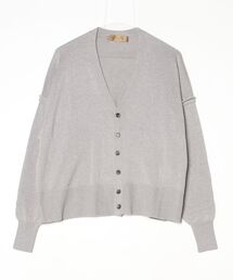 Robes&Confections/ローブス&コンフェクションズ/コットンレーヨンシルクニットLSカーデ