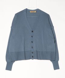 Robes&Confections/ローブス&コンフェクションズ/コットンレーヨンシルクニットLSカーデ