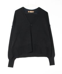 ROBES&CONFECTIONS（ローブスコンフェクションズ）の「Robes&Confections/ローブス&コンフェクションズ/コットンレーヨンシルクニットLSカーデ（カーディガン/ボレロ）」