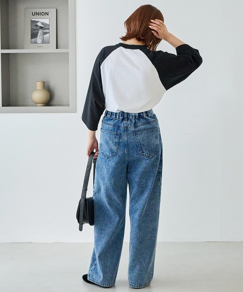 SCREEN STARS（スクリーンスターズ）の「【SCREENSTARS】ラグラン Tシャツ（Tシャツ/カットソー・レディース・ブラック/ネイビー・S/L/M）」の14枚目の写真