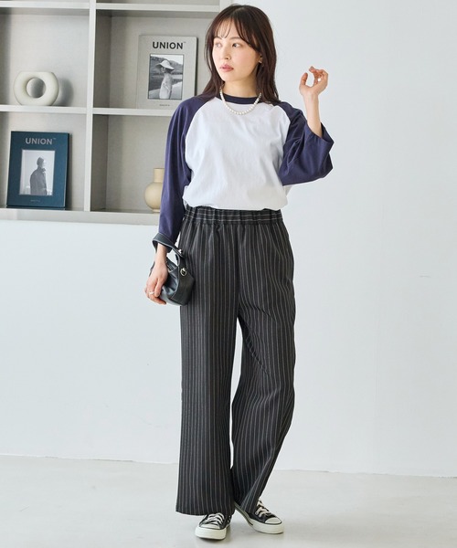 SCREEN STARS（スクリーンスターズ）の「【SCREENSTARS】ラグラン Tシャツ（Tシャツ/カットソー・レディース・ブラック/ネイビー・S/L/M）」の20枚目の写真