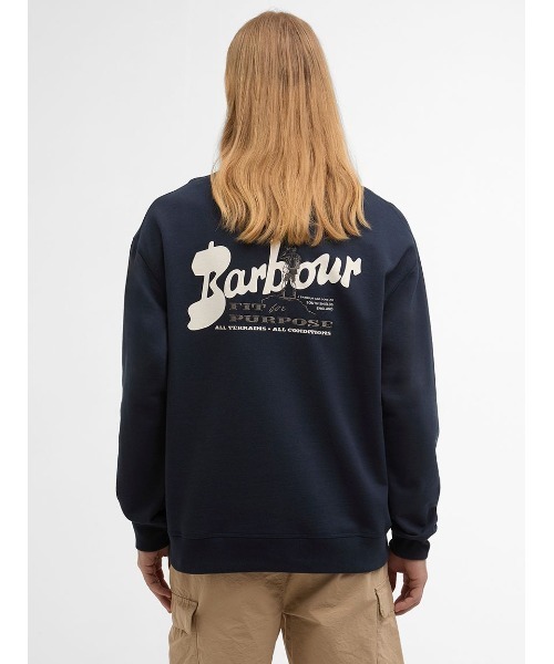 Barbour(バブアー)の「Blythe クルーネック スウェット(スウェット・メンズ・ネイビー/ベージュ・MEDIUM/X-SMALL/SMALL)」の10枚目の写真