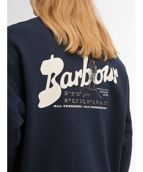 Barbour(バブアー)の「Blythe クルーネック スウェット(スウェット・メンズ・ネイビー/ベージュ・MEDIUM/X-SMALL/SMALL)」の12枚目の写真