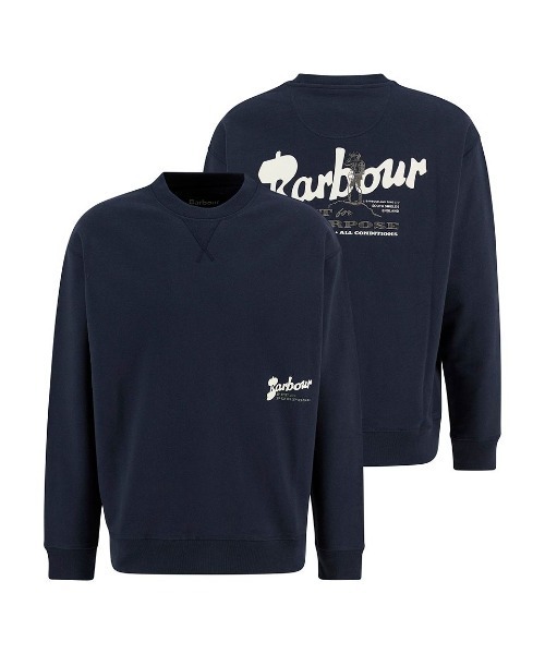 Barbour(バブアー)の「Blythe クルーネック スウェット(スウェット・メンズ・ネイビー/ベージュ・MEDIUM/X-SMALL/SMALL)」の17枚目の写真